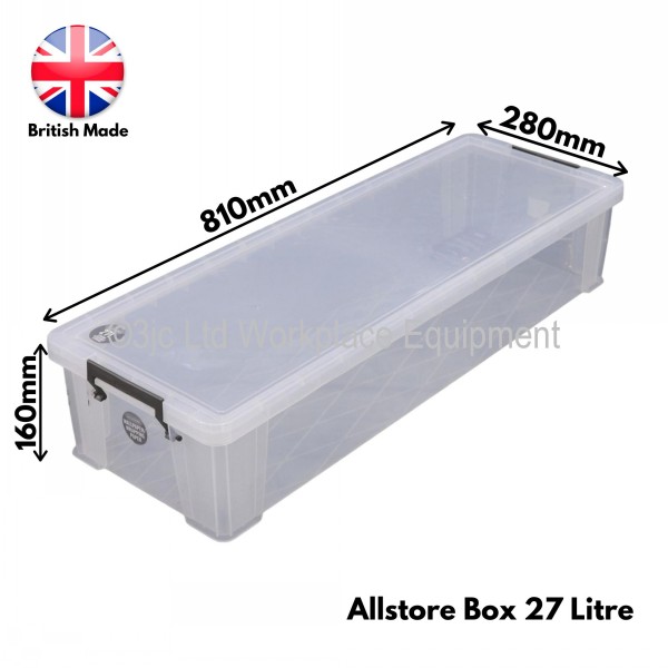 Allstore Plastic Storage Box Size 26 (27 Litre) 3JC